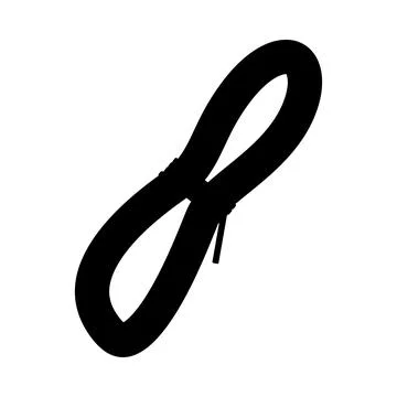 Climbing Rope Icon Illustrazione stock