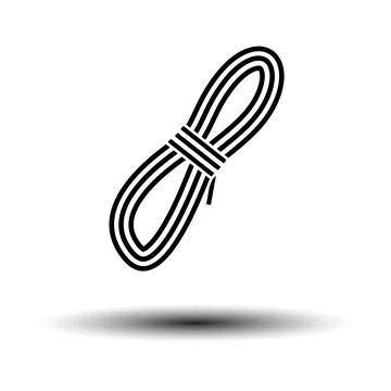 Climbing Rope Icon Stock Illustration