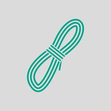 Climbing Rope Icon Stock Illustration