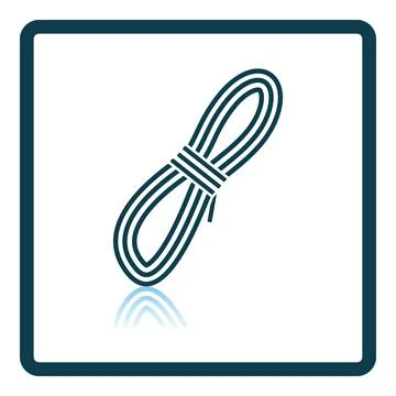 Climbing Rope Icon Stock Illustration