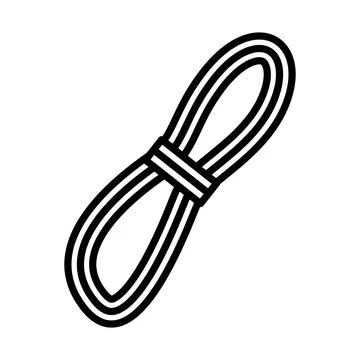 Climbing Rope Icon 스톡 일러스트