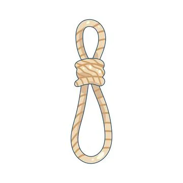 Climbing rope Stock Illustration