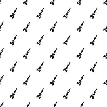 Climbing rope pattern seamless vector Illustrazione stock