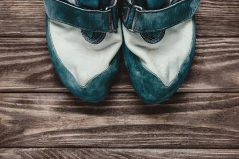 Climbing shoes. Stock Photos