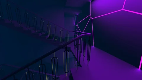 Climbing Stairs Stock Footage 125529063