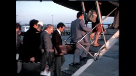Climbing the Stairs Stock Footage 276292368
