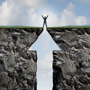 Climbing To Success Stock Illustration