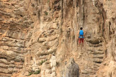 Climbing in Thai Stock Photos