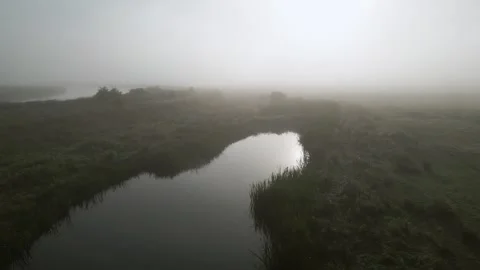 Climbing Through Mist Stock Footage 272761701