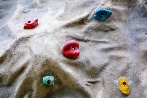 Climbing Wall Close-up Stock Photos