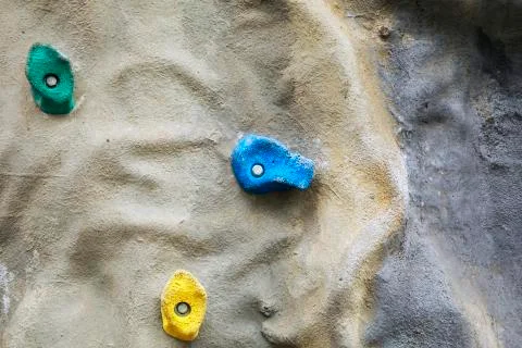 Climbing Wall Close-up Stock Photos