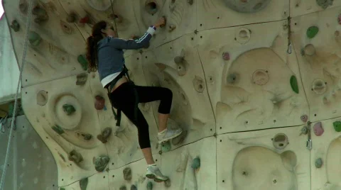 Climbing wall  Video stock 466971