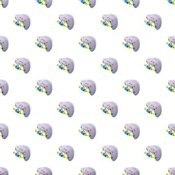 Climbing wall holds pattern on white background Ilustración de archivo