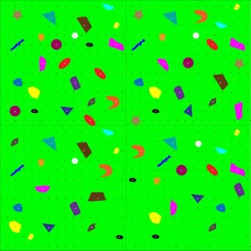 Climbing wall pattern Stock Illustration