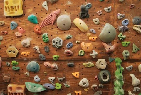 Climbing wall Stock Photos