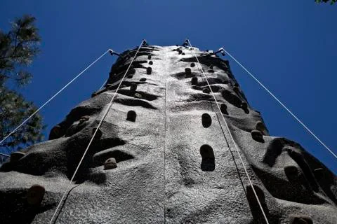 Climbing wall Stock Photos