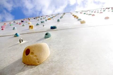 Climbing wall Stock Photos