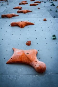 Climbing wall Stock Photos