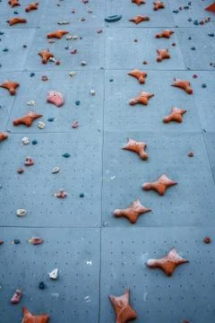Climbing wall Foto stock