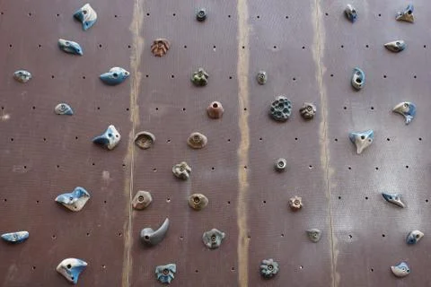 Climbing wall Foto stock