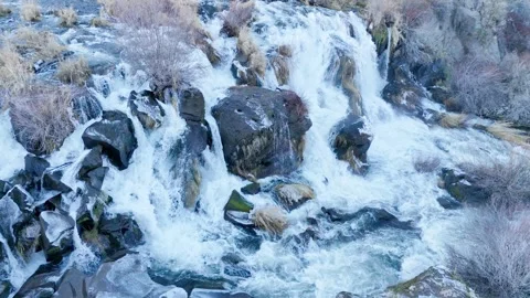 Cline Falls Slow-Motion Stock Footage 294107690