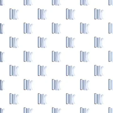 Cling film rolls seamless pattern packing food Stock Illustration