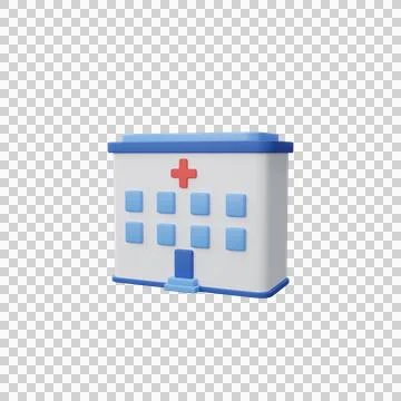 Clinic building Stock Illustration