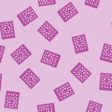 Clinic optometry vision eye line vector seamless pattern イラスト素材