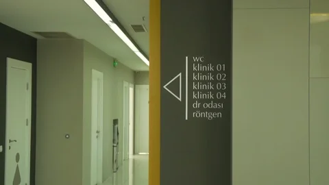 Clinic reception Stock Footage 105570752