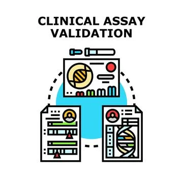Clinical assay validation process for medical research Иллюстрация