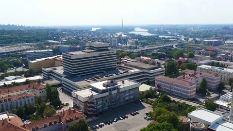 Clinical centre Beograd Stock Footage 109165384