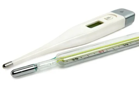Clinical thermometer Stock Photos