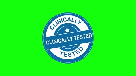 Clinically Tested Badge Animation for Product Safety Assurance Video stock 316745498