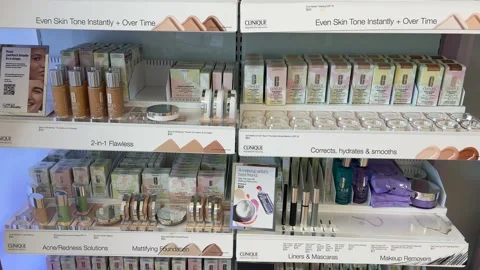 Clinique make up products Stock-Footage 201768392