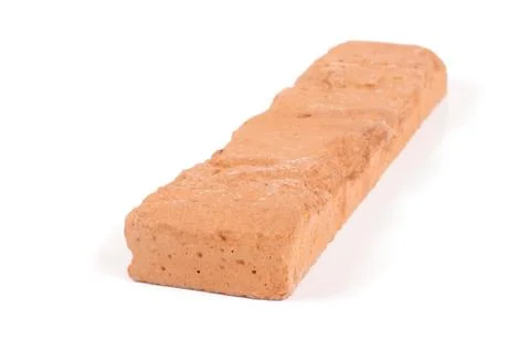 Clinker brick isolated on the white Stock Photos