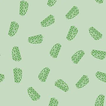Clinker cement production glyph vector seamless pattern Illustrazione stock