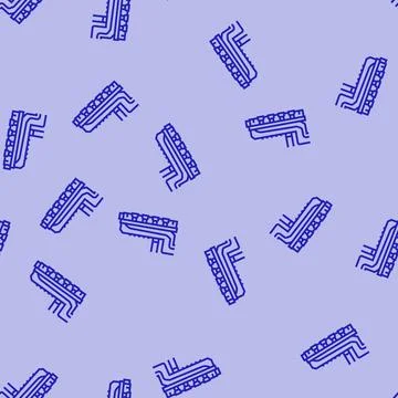 Clinker cooler cement production line seamless pattern Stock Illustration