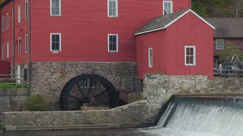 Clinton Mill New Jersey Stock Footage 51049415