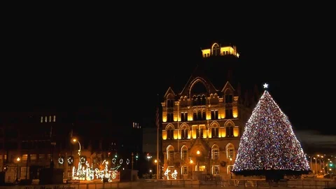 Clinton Square November 2018 Stock Footage 98782156