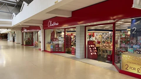 Clinton's Cards, Upper Level, Whitgift Centre, Croydon, 4K Stockbeeldmateriaal 171408956