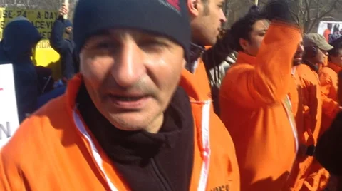(Clip 2 of 2) Coptic Christians protest against ISIS beheadings  Stock Footage 47330860