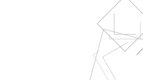 Clip of abstract geometric figures Stock Footage 72160330