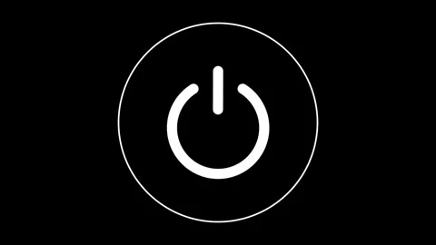 Clip art for On Off Button Symbol Stock Footage 260025714