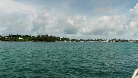 A clip of Bermuda sound.  Video stock 245454775