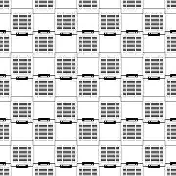 Clip board pattern seamless vector Illustrazione stock