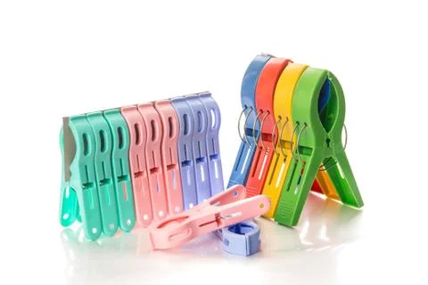 Clip clothespin Stock Photos