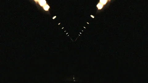 Clip of driving through spooky distorted tunnel Stock Footage 39594751