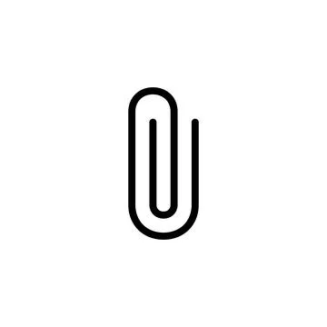 Clip icon Stock Illustration