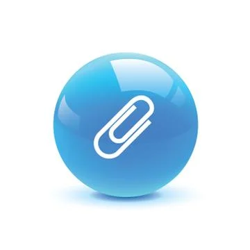 Clip icon web Stock Illustration