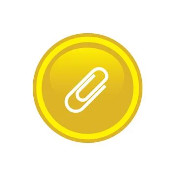 Clip icon web Stock Illustration